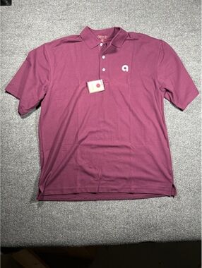 Red House Men's Polo Shirt Size XL Burgundy